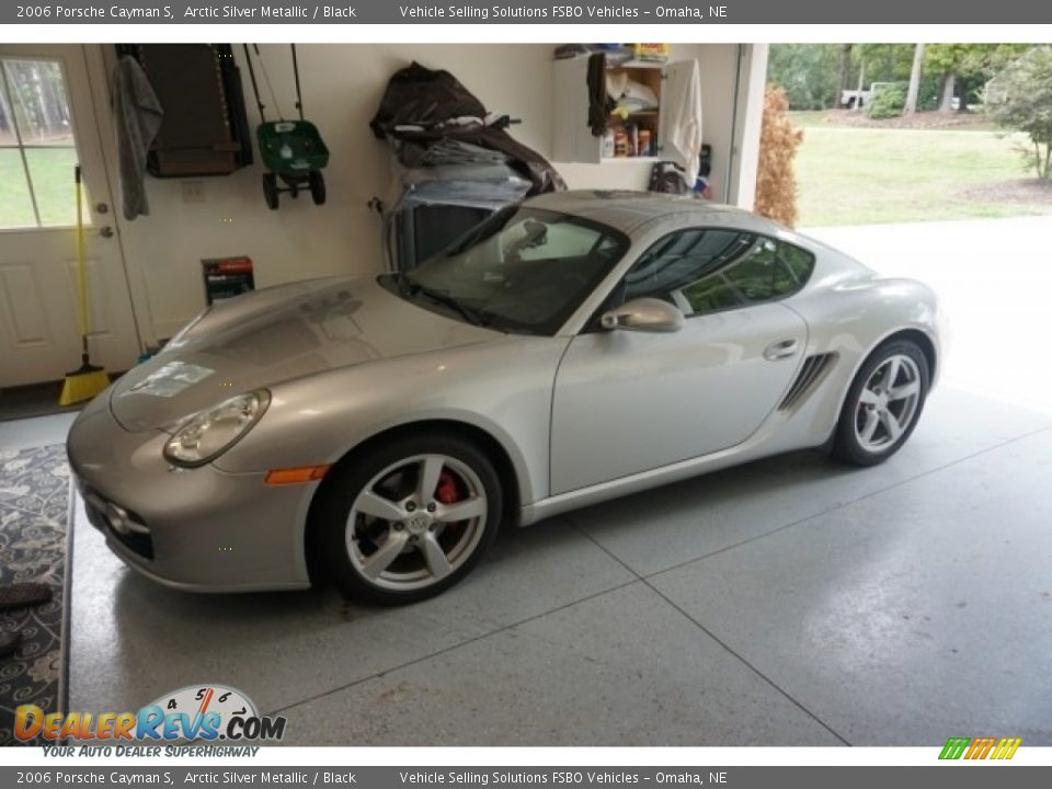 2006 Porsche Cayman S Arctic Silver Metallic / Black Photo #1