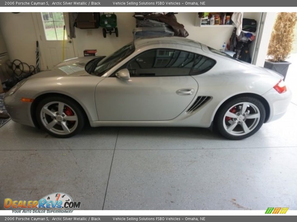 2006 Porsche Cayman S Arctic Silver Metallic / Black Photo #8