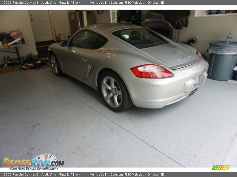 2006 Porsche Cayman S Arctic Silver Metallic / Black Photo #9