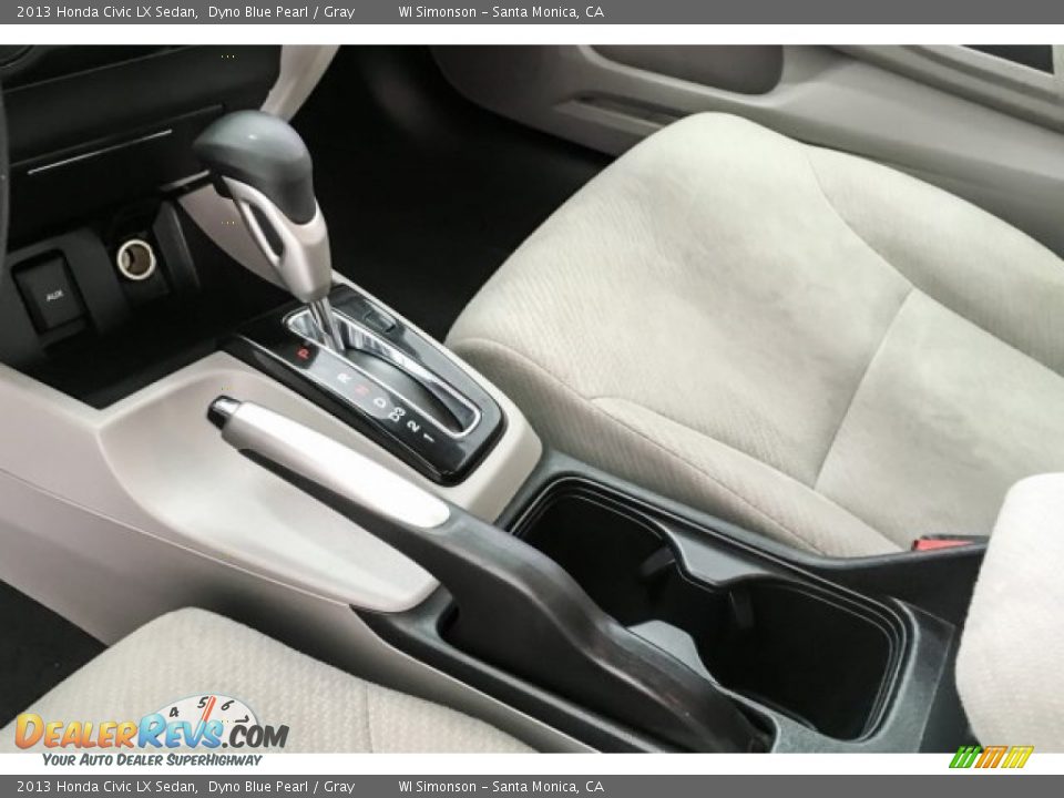 2013 Honda Civic LX Sedan Dyno Blue Pearl / Gray Photo #24