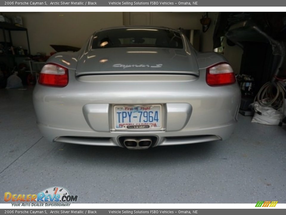 2006 Porsche Cayman S Arctic Silver Metallic / Black Photo #10