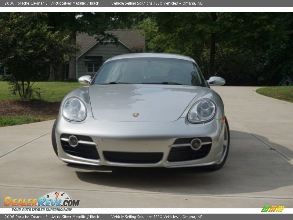 2006 Porsche Cayman S Arctic Silver Metallic / Black Photo #12