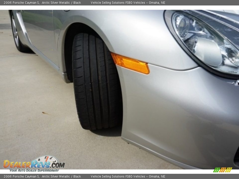 2006 Porsche Cayman S Arctic Silver Metallic / Black Photo #13