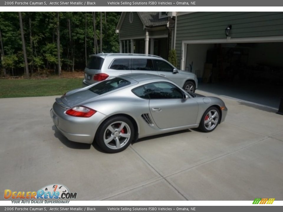 2006 Porsche Cayman S Arctic Silver Metallic / Black Photo #14