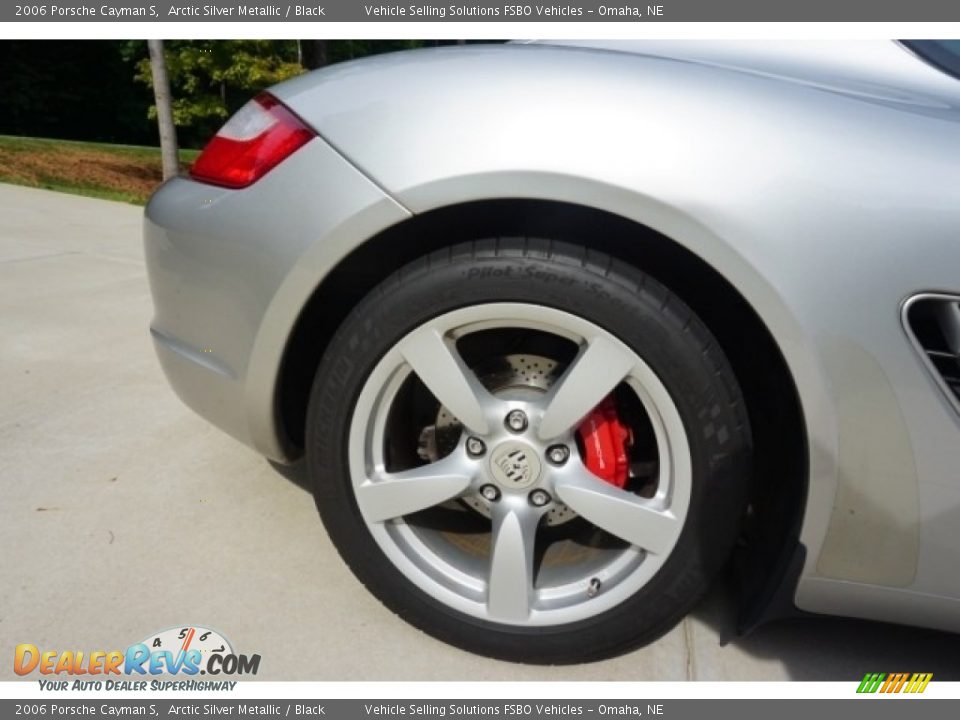 2006 Porsche Cayman S Arctic Silver Metallic / Black Photo #16