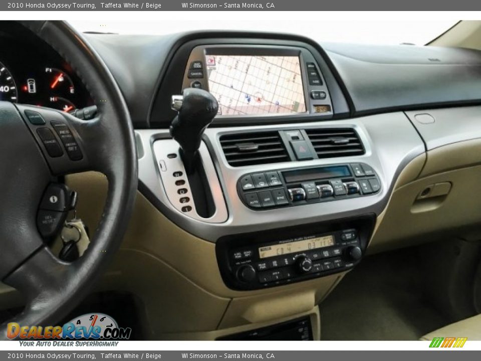 2010 Honda Odyssey Touring Taffeta White / Beige Photo #5