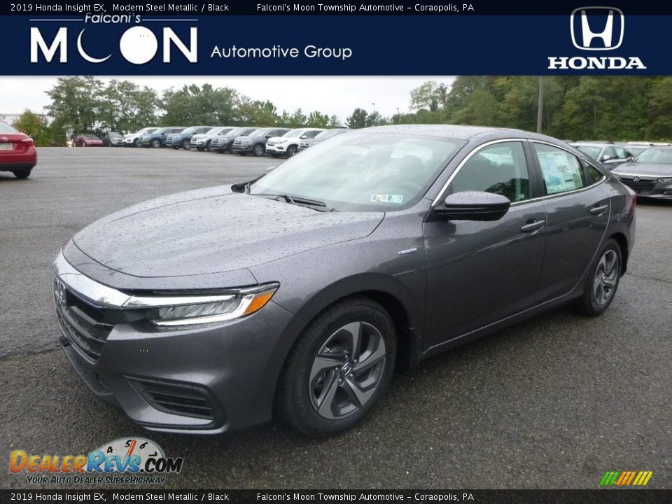 2019 Honda Insight EX Modern Steel Metallic / Black Photo #1