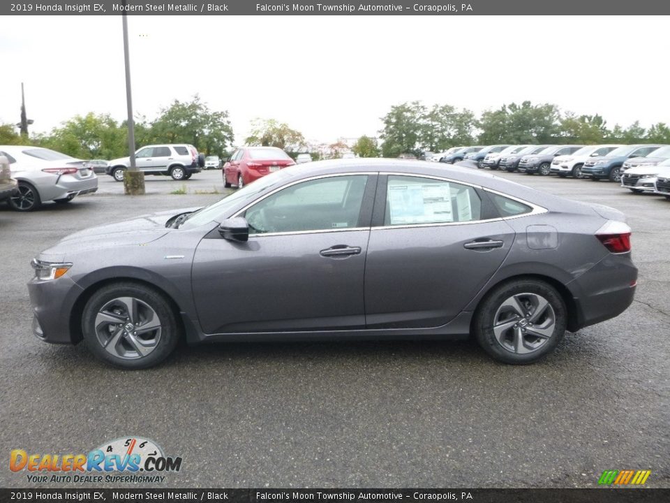 2019 Honda Insight EX Modern Steel Metallic / Black Photo #2