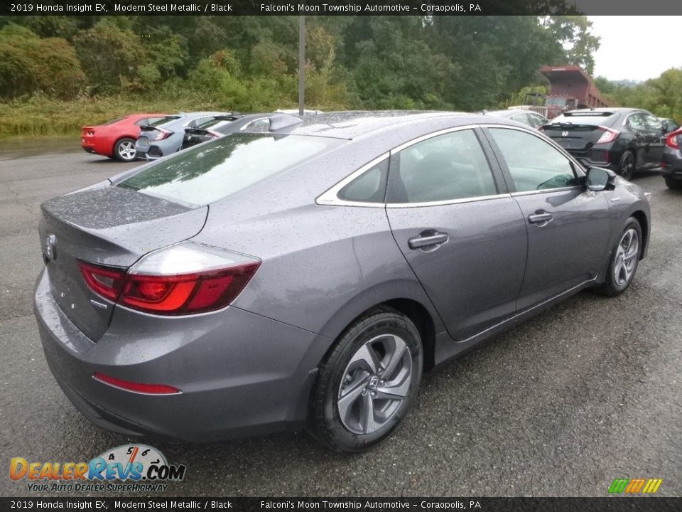 2019 Honda Insight EX Modern Steel Metallic / Black Photo #5
