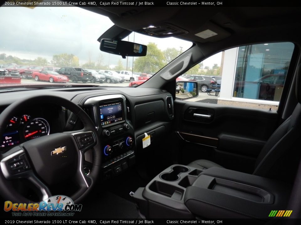2019 Chevrolet Silverado 1500 LT Crew Cab 4WD Cajun Red Tintcoat / Jet Black Photo #6