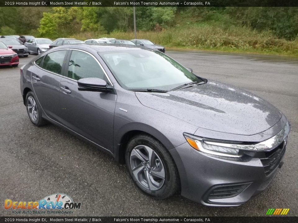 2019 Honda Insight EX Modern Steel Metallic / Black Photo #6