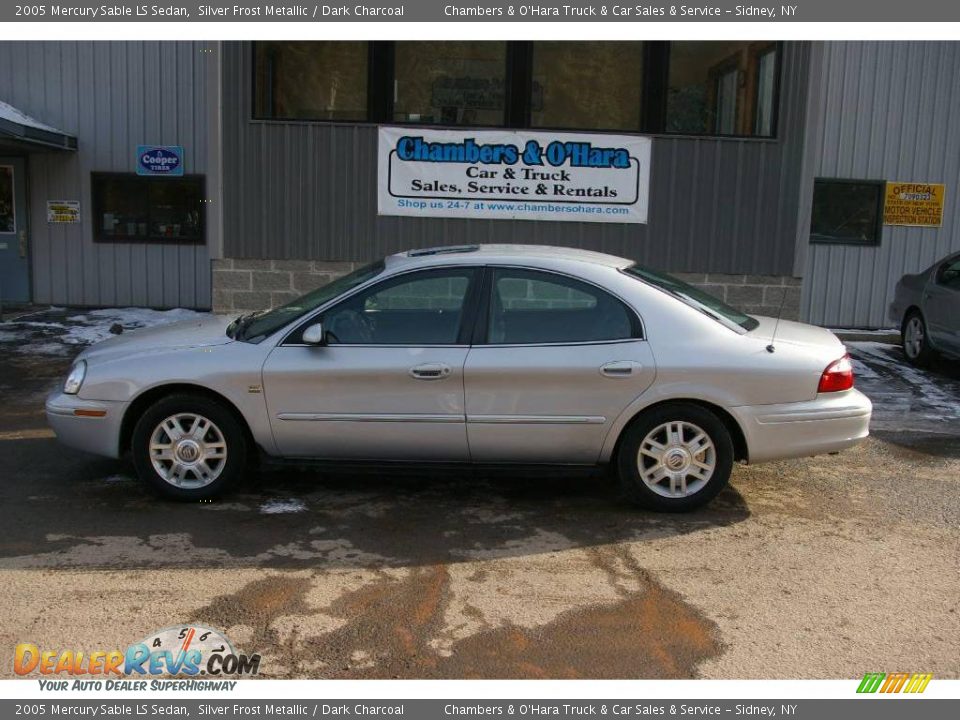 2005 Mercury Sable LS Sedan Silver Frost Metallic / Dark Charcoal Photo #2