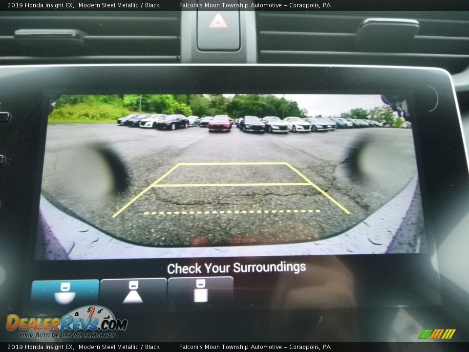 2019 Honda Insight EX Modern Steel Metallic / Black Photo #14