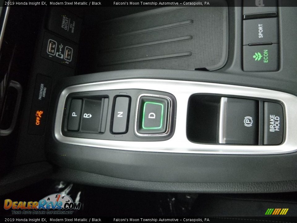 2019 Honda Insight EX Modern Steel Metallic / Black Photo #15