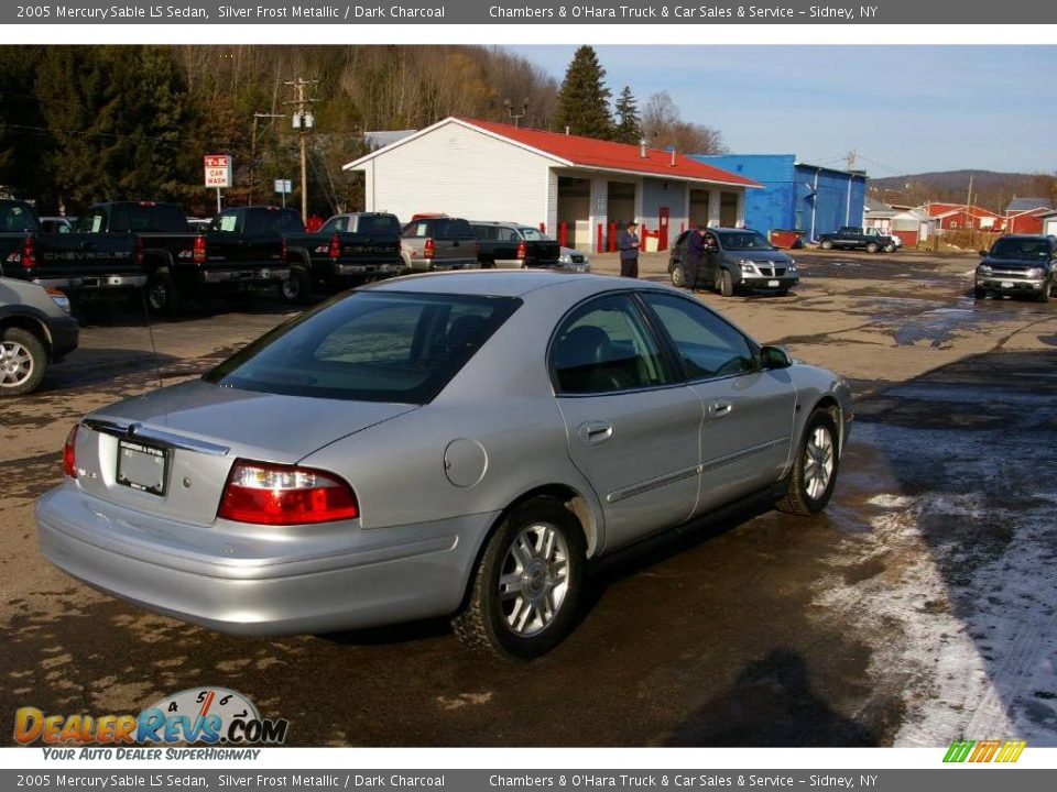 2005 Mercury Sable LS Sedan Silver Frost Metallic / Dark Charcoal Photo #11