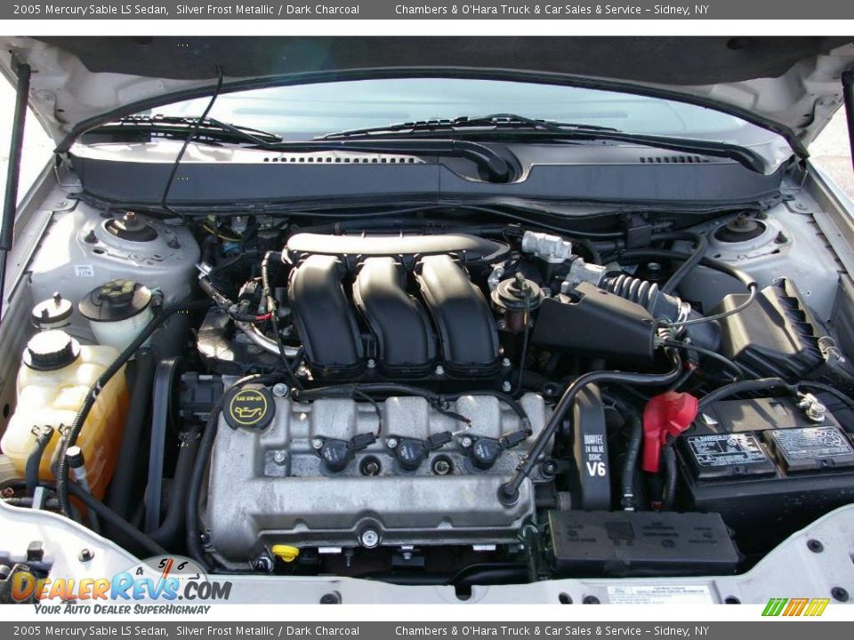 2005 Mercury Sable LS Sedan Silver Frost Metallic / Dark Charcoal Photo #14