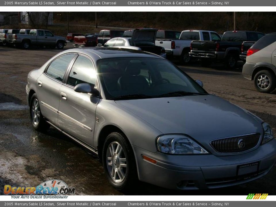 2005 Mercury Sable LS Sedan Silver Frost Metallic / Dark Charcoal Photo #15