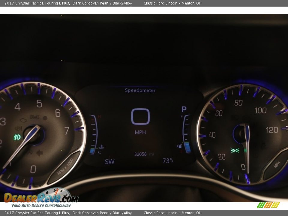2017 Chrysler Pacifica Touring L Plus Dark Cordovan Pearl / Black/Alloy Photo #8