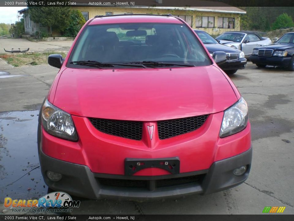 2003 Pontiac Vibe GT Lava Red / Slate Photo #2