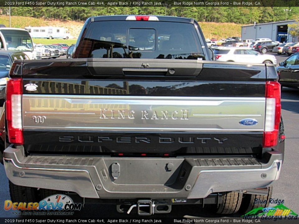 2019 Ford F450 Super Duty King Ranch Crew Cab 4x4 Agate Black / King Ranch Java Photo #4