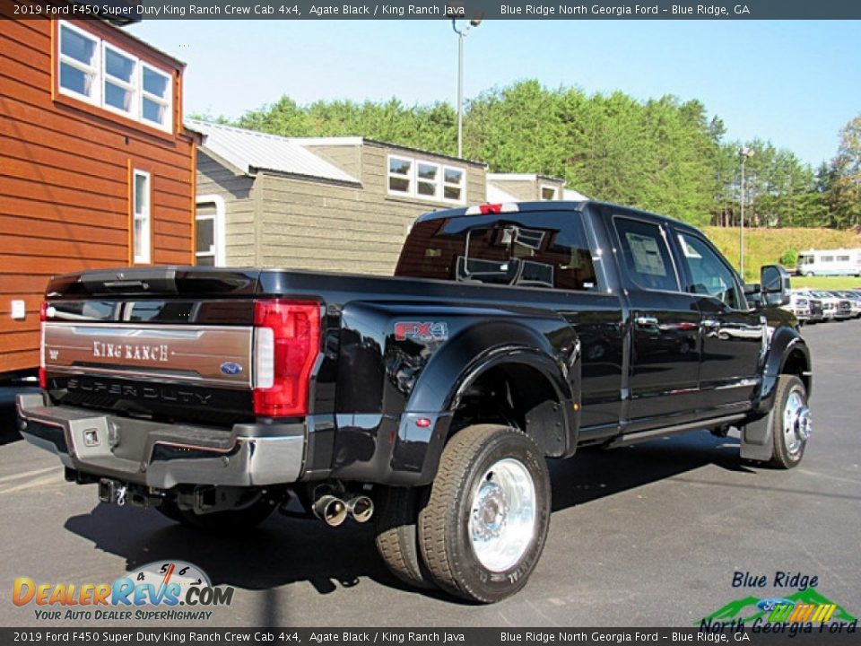 2019 Ford F450 Super Duty King Ranch Crew Cab 4x4 Agate Black / King Ranch Java Photo #5