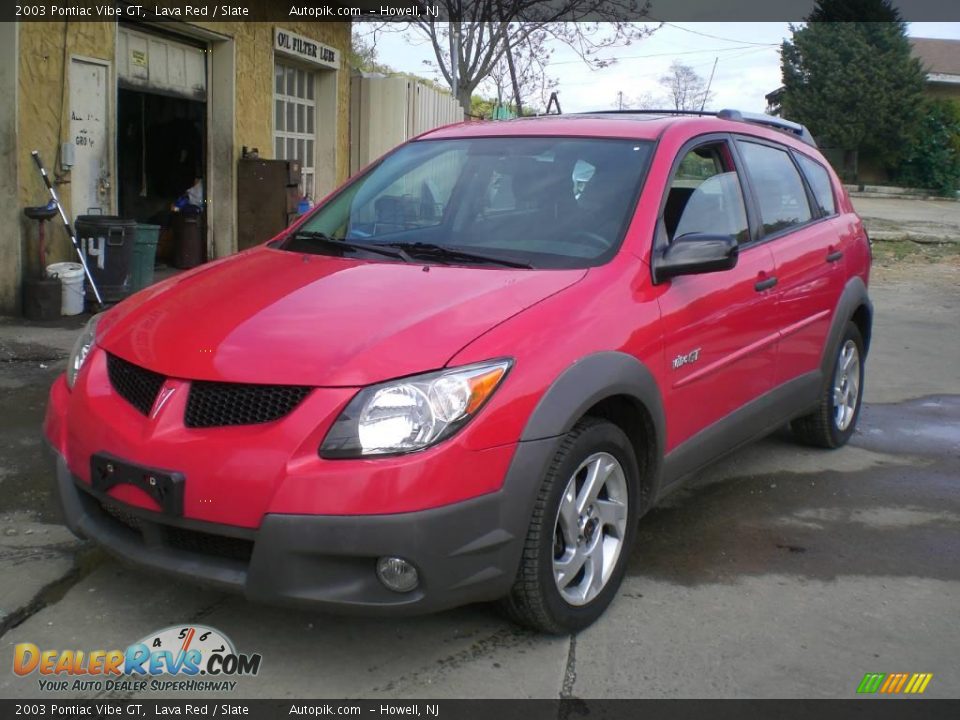 2003 Pontiac Vibe GT Lava Red / Slate Photo #4