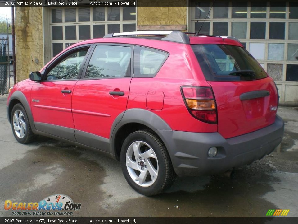 2003 Pontiac Vibe GT Lava Red / Slate Photo #5