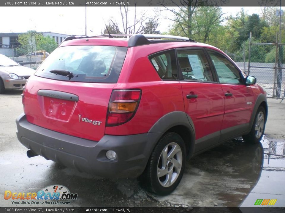 2003 Pontiac Vibe GT Lava Red / Slate Photo #7