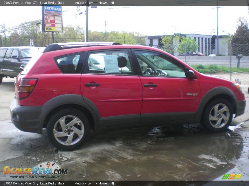 2003 Pontiac Vibe GT Lava Red / Slate Photo #8