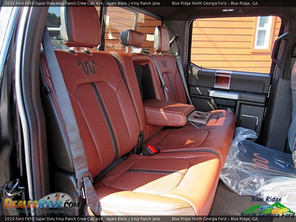 2019 Ford F450 Super Duty King Ranch Crew Cab 4x4 Agate Black / King Ranch Java Photo #13