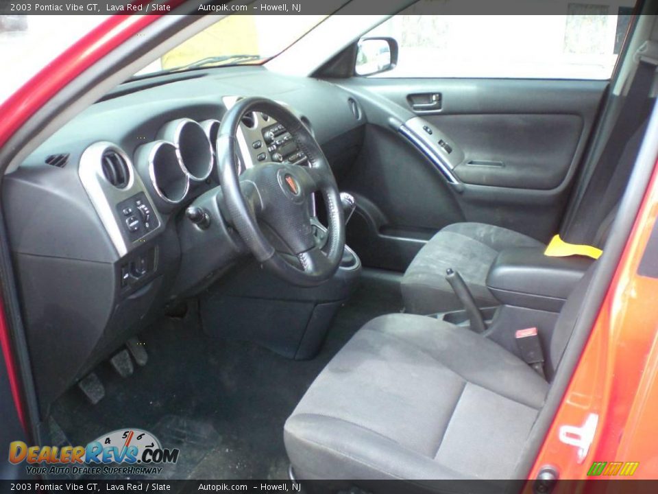 2003 Pontiac Vibe GT Lava Red / Slate Photo #9