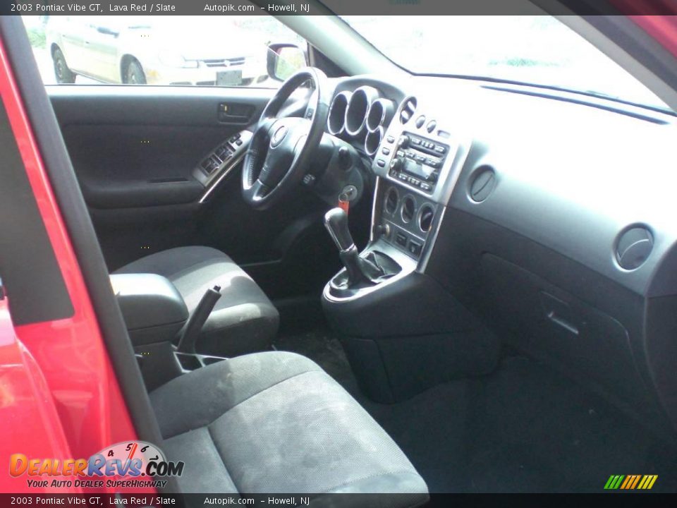 2003 Pontiac Vibe GT Lava Red / Slate Photo #10