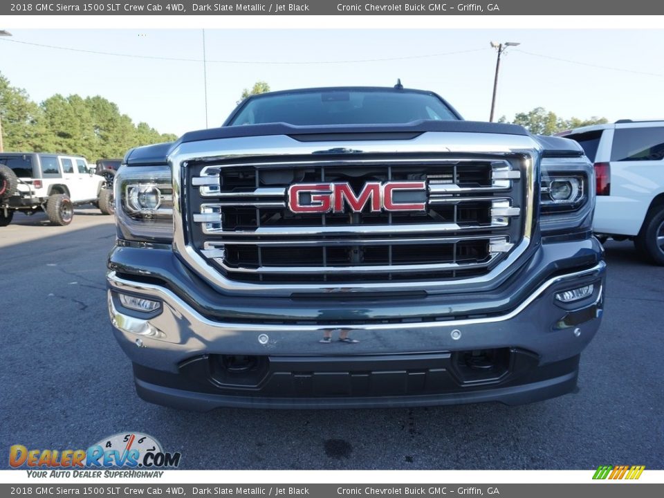 2018 GMC Sierra 1500 SLT Crew Cab 4WD Dark Slate Metallic / Jet Black Photo #2