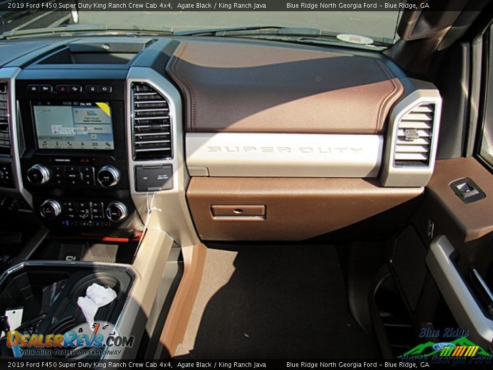 2019 Ford F450 Super Duty King Ranch Crew Cab 4x4 Agate Black / King Ranch Java Photo #17