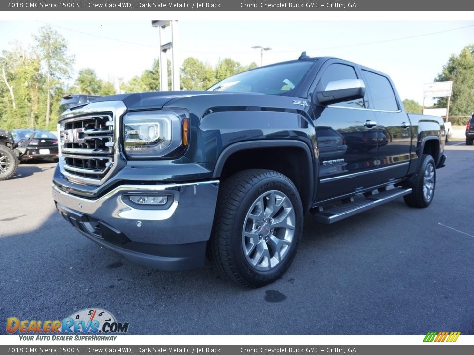 2018 GMC Sierra 1500 SLT Crew Cab 4WD Dark Slate Metallic / Jet Black Photo #3