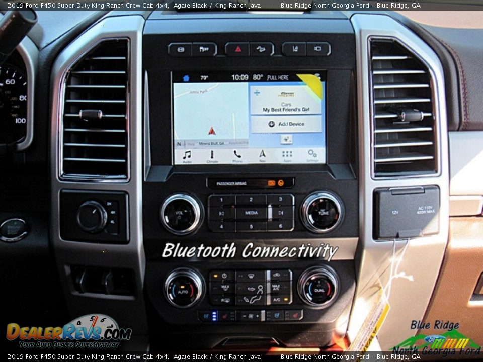 2019 Ford F450 Super Duty King Ranch Crew Cab 4x4 Agate Black / King Ranch Java Photo #19