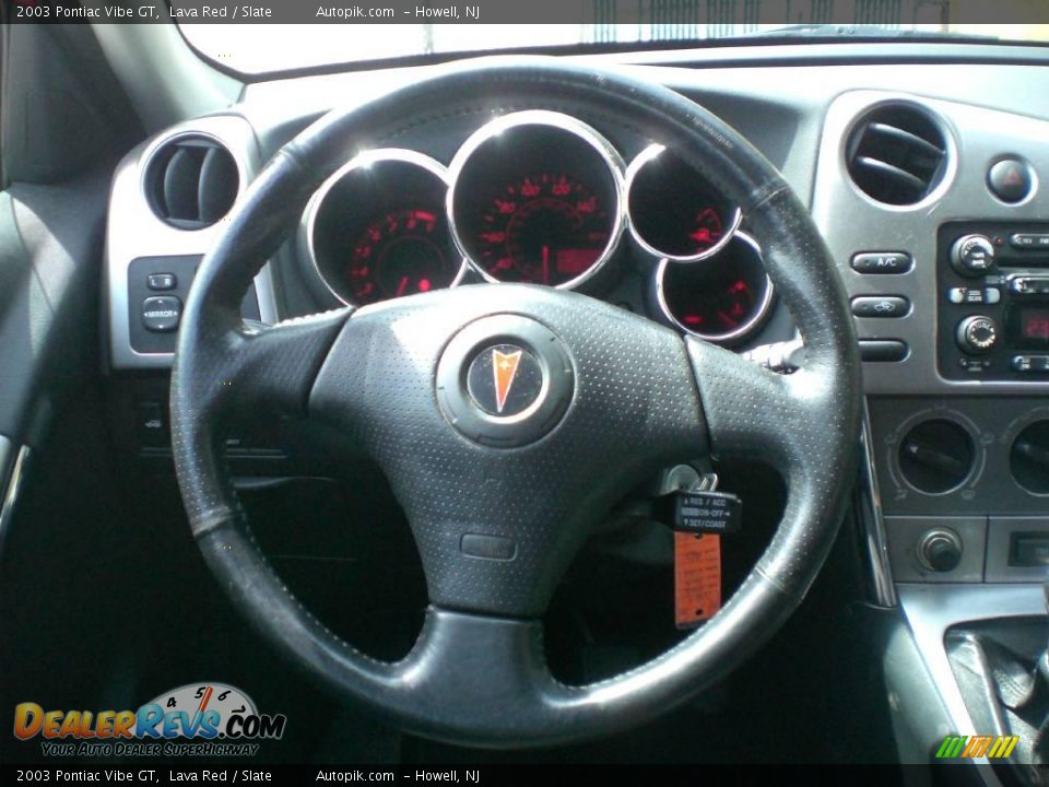 2003 Pontiac Vibe GT Lava Red / Slate Photo #15
