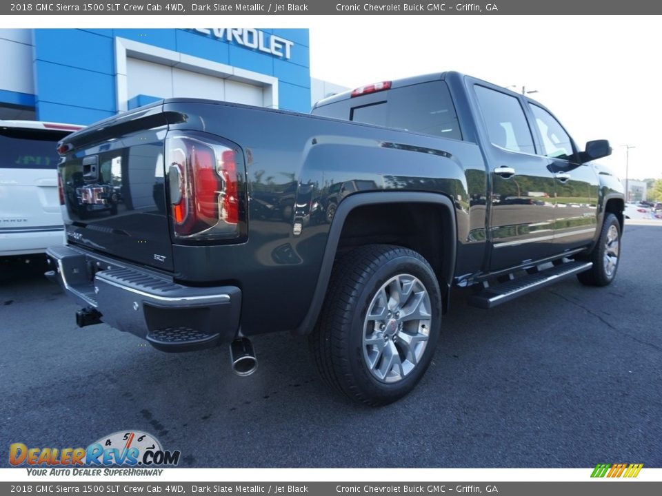 2018 GMC Sierra 1500 SLT Crew Cab 4WD Dark Slate Metallic / Jet Black Photo #13