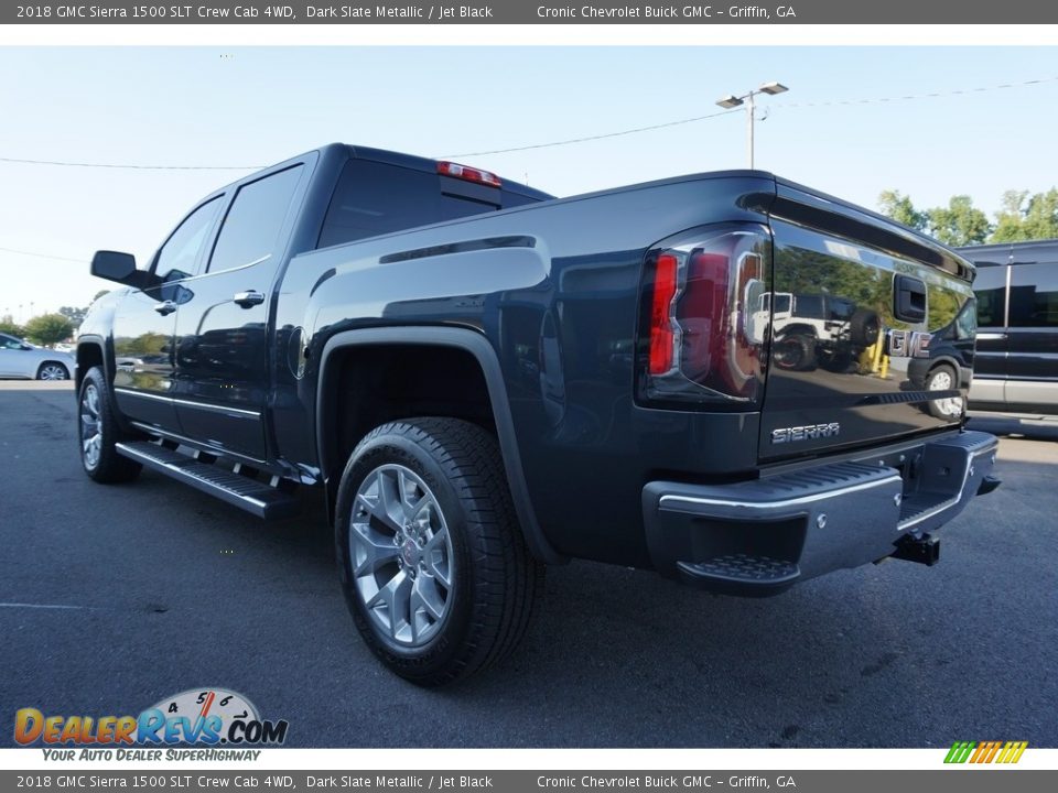 2018 GMC Sierra 1500 SLT Crew Cab 4WD Dark Slate Metallic / Jet Black Photo #15