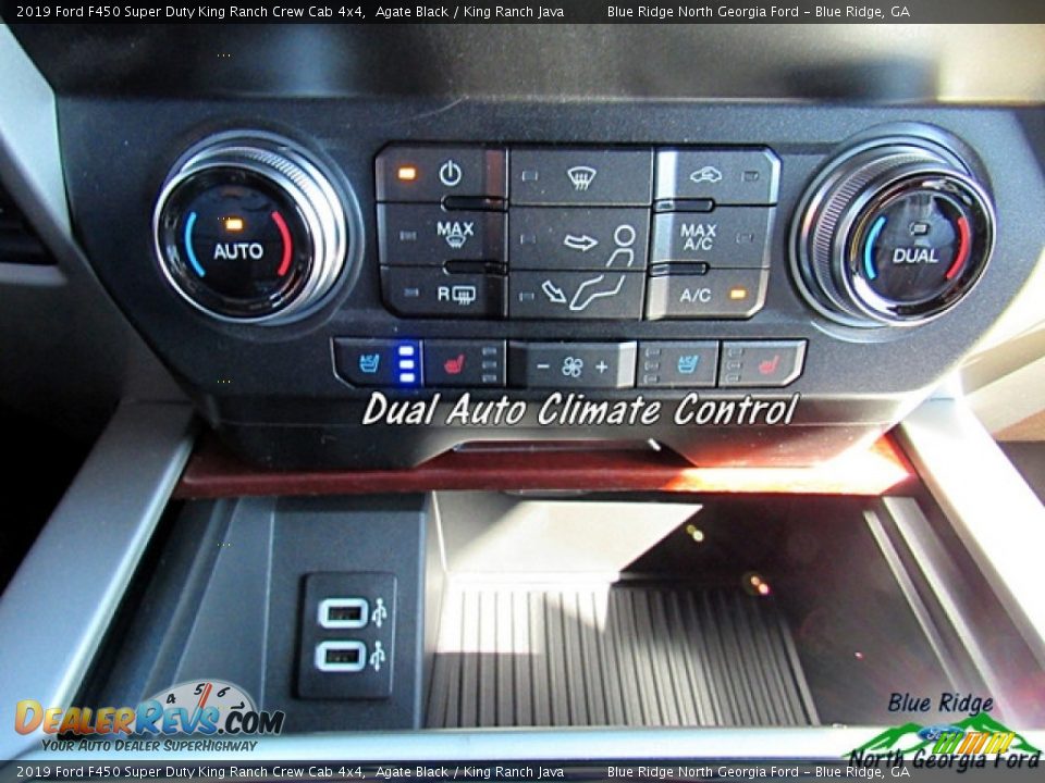 2019 Ford F450 Super Duty King Ranch Crew Cab 4x4 Agate Black / King Ranch Java Photo #26