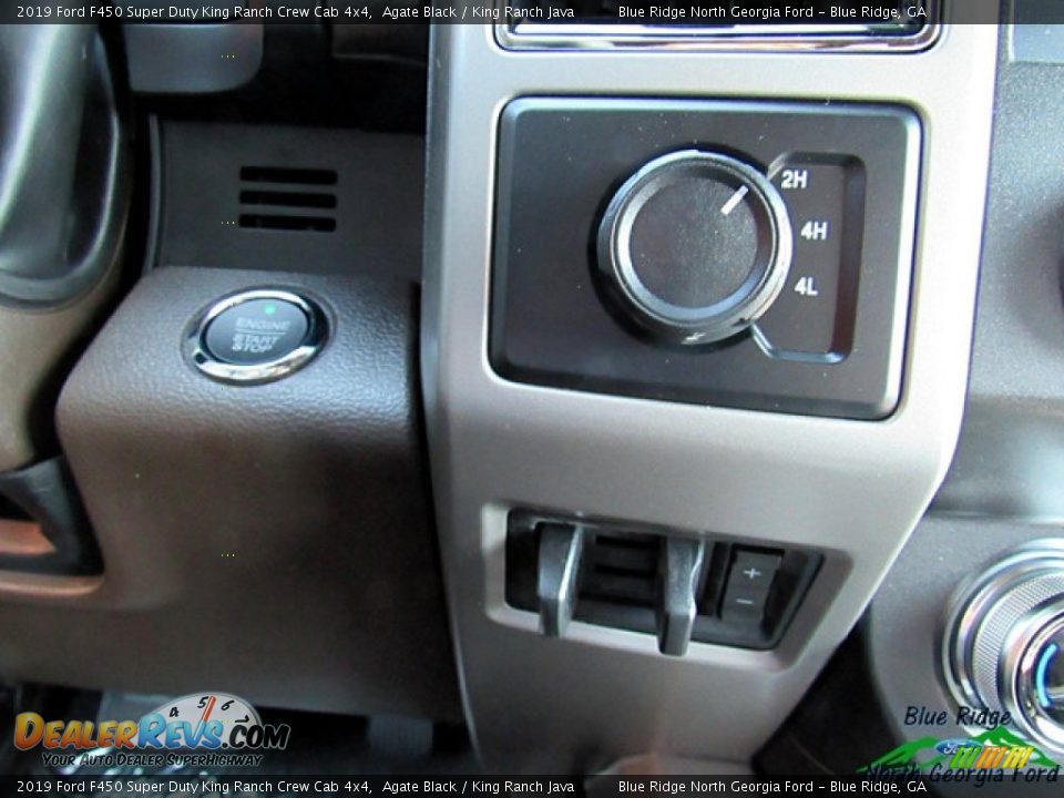 2019 Ford F450 Super Duty King Ranch Crew Cab 4x4 Agate Black / King Ranch Java Photo #27