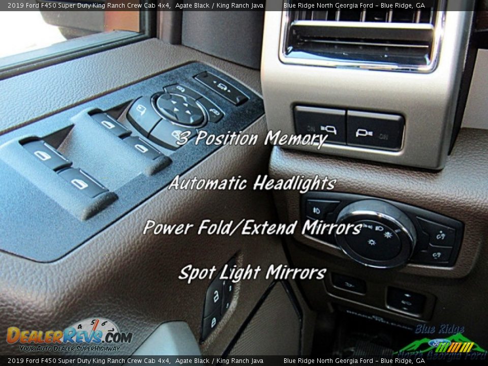 2019 Ford F450 Super Duty King Ranch Crew Cab 4x4 Agate Black / King Ranch Java Photo #28