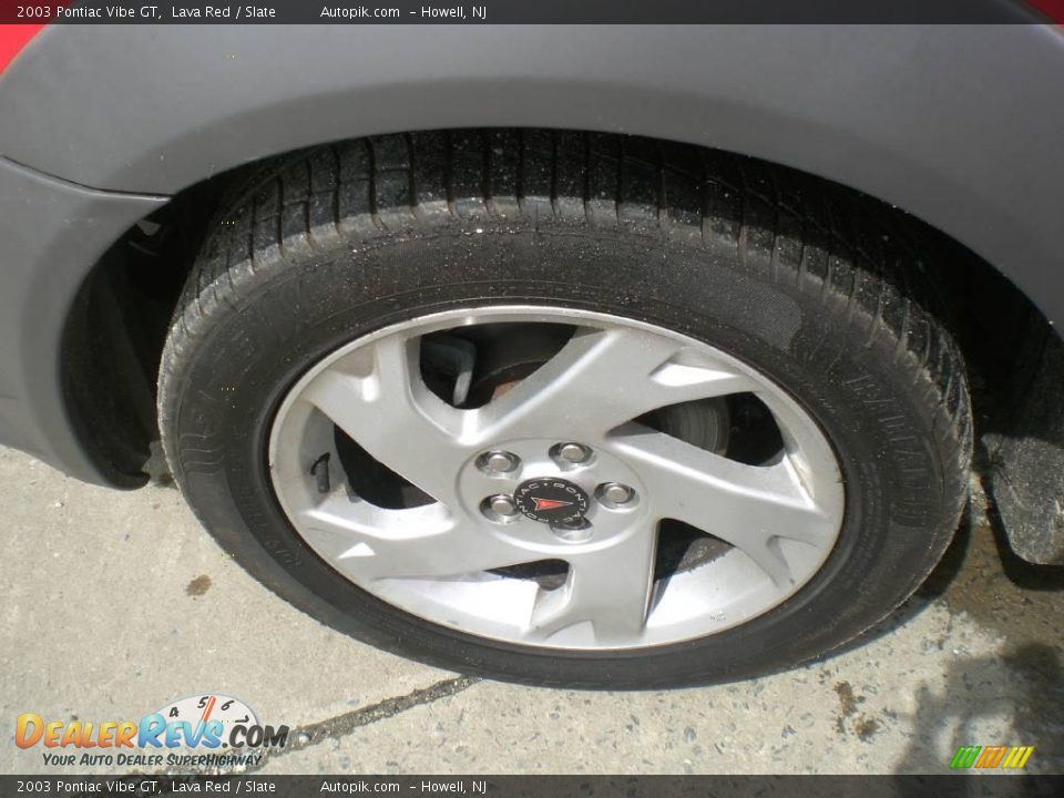 2003 Pontiac Vibe GT Lava Red / Slate Photo #18