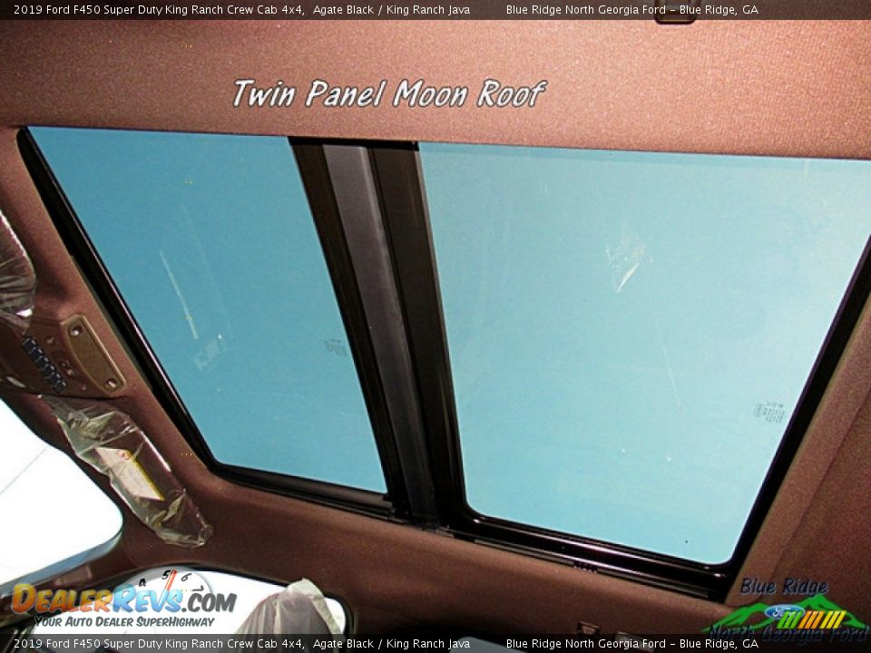 2019 Ford F450 Super Duty King Ranch Crew Cab 4x4 Agate Black / King Ranch Java Photo #31