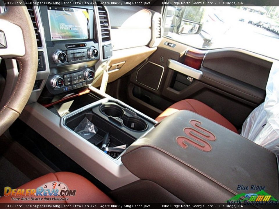 2019 Ford F450 Super Duty King Ranch Crew Cab 4x4 Agate Black / King Ranch Java Photo #34