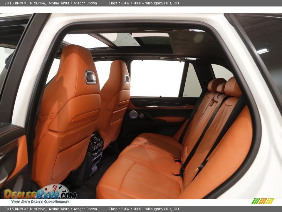 Rear Seat of 2016 BMW X5 M xDrive Photo #31
