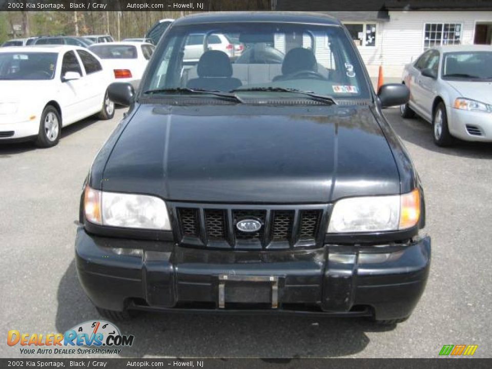 2002 Kia Sportage Black / Gray Photo #1