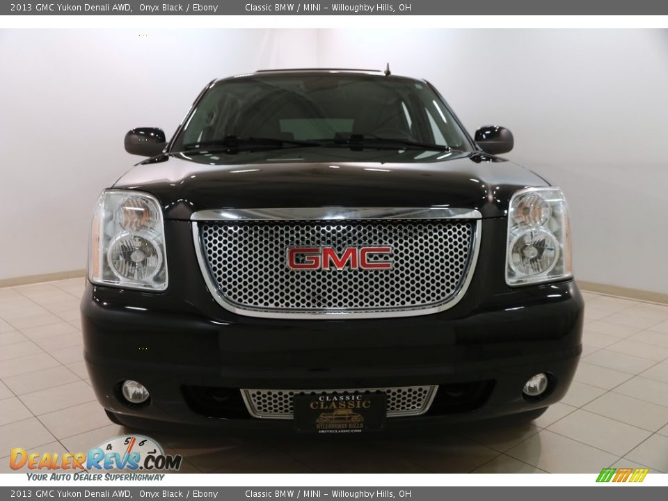 2013 GMC Yukon Denali AWD Onyx Black / Ebony Photo #2