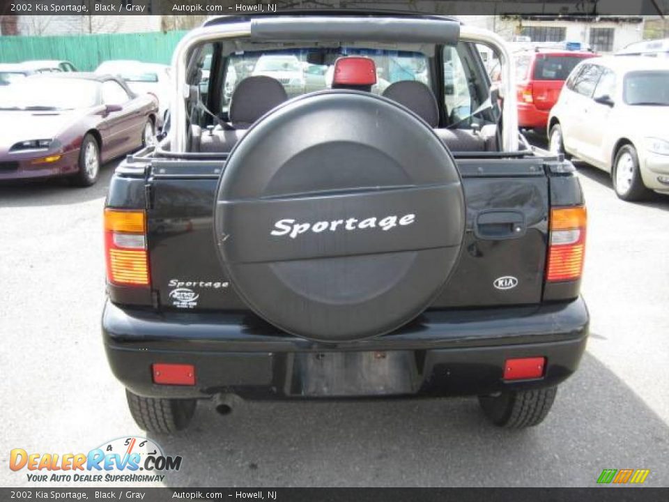 2002 Kia Sportage Black / Gray Photo #5