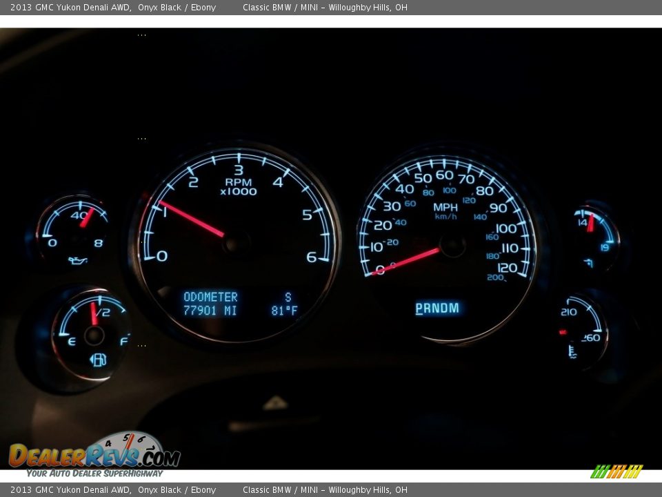 2013 GMC Yukon Denali AWD Onyx Black / Ebony Photo #9